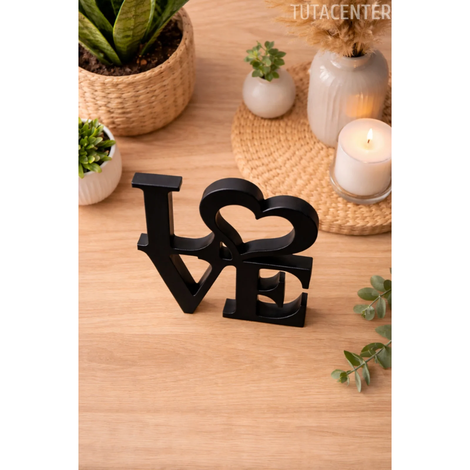 Dekoratif Love Yazısı Love Yazılı Dekoratif Biblo Ve Masaüstü Dekor (Plastik)