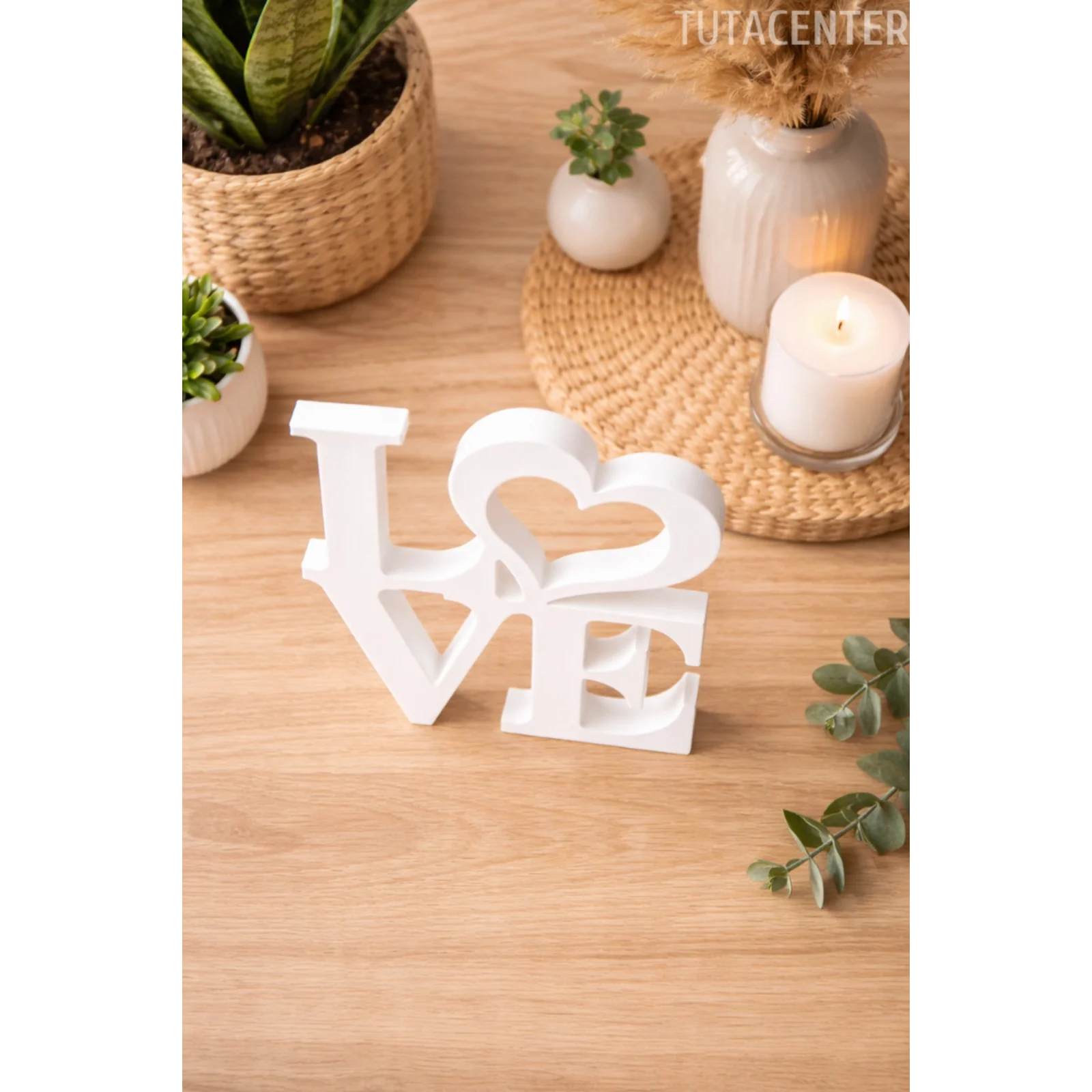 Dekoratif Love Yazısı Love Yazılı Dekoratif Biblo Ve Masaüstü Dekor (Plastik)