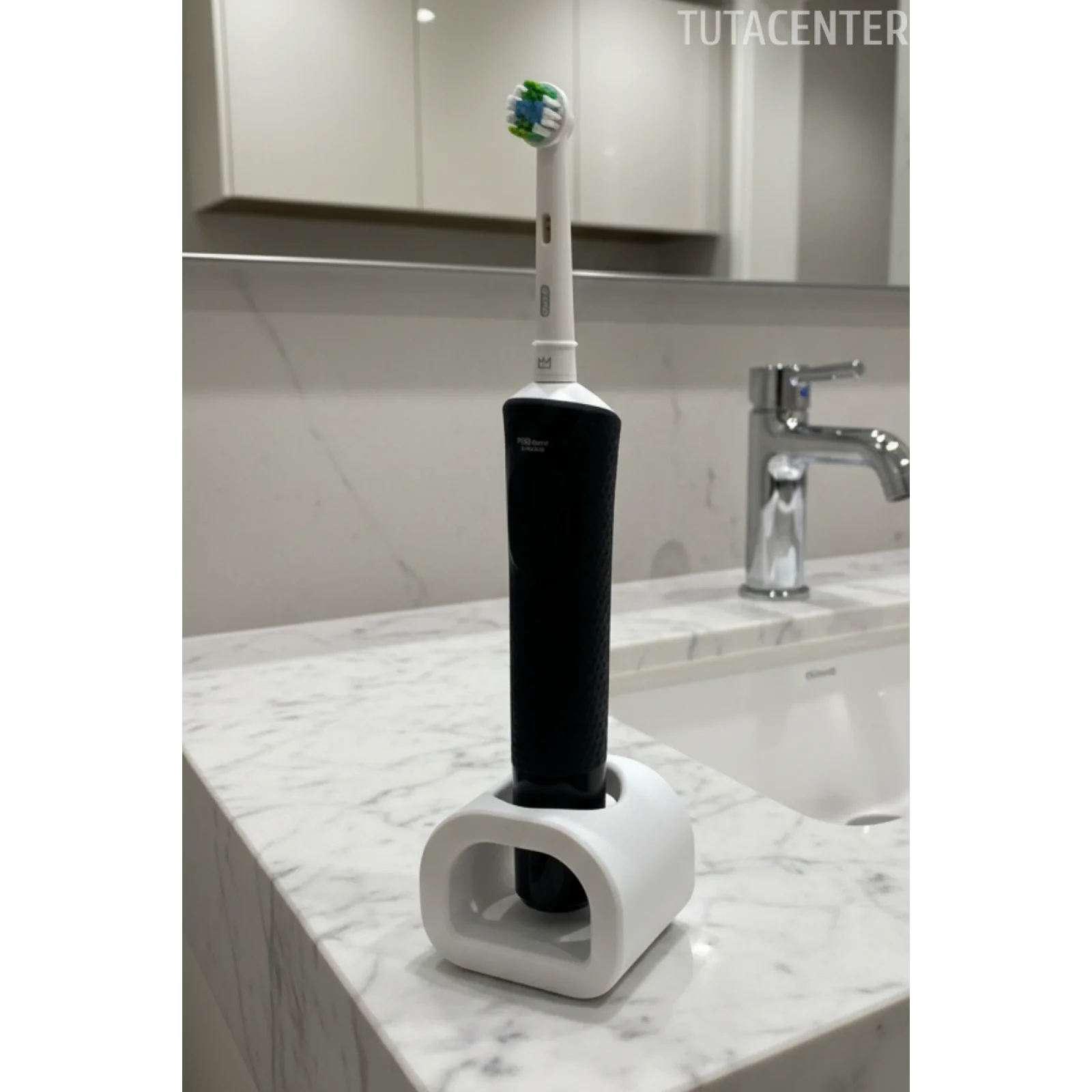 Şarjlı Diş Fırçası Tutucu Stand 1 Bölmeli - Tek Bölmeli Şarjlı Diş Fırçası Standı Plastik