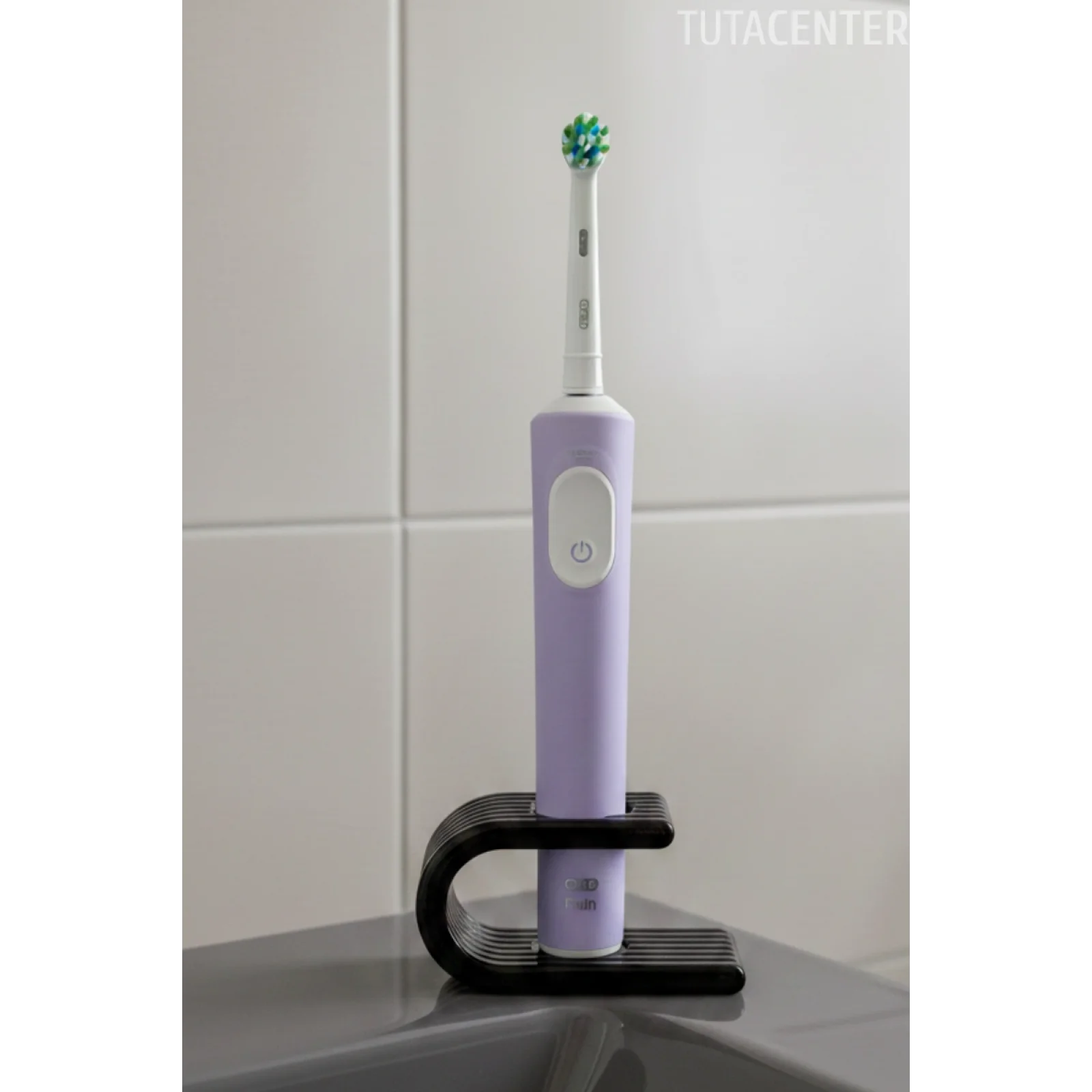 Elektrikli Diş Fırçası Standı Tek Bölmeli • Şarjlı Diş Fırçası Tutucu • Minimal Tasarım • Pilli Diş Fırçası Düzenleyici