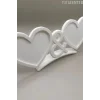 ÇİFTLER İÇİN KALP ŞEKİLLİ FOTOĞRAF ÇERÇEVESİ