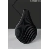 SİYAH DURU VAZO 15CM