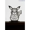 Pikachu Modeli Dekoratif Biblo | Masaüstü Ev Oda Dekorasyonu | Pokemon Tablo | Pikachu Wall Art