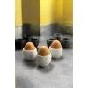 3lü Modern Desenli Yumurtalık Seti Beyaz (Plastik)
