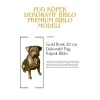 Pug Köpek Dekoratif Biblo - Gold (Altın Renk) 20CM - PLASTİK Premium Biblo Modeli
