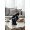 Modern Düşünen Adam Biblo 15 cm Plastik Heykel Figür Ev Ofis Dekoru