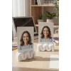 Dalga Formlu Dekoratif Fotoğraf Tutucu, Kart Tutucu, Mini Fotoğraf Tutucu 2 Adet