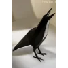 Karga Kuzgun Dekoratif Kuş Figür