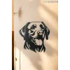 SEVİMLİ RETRİEVER DUVAR DEKORASYONU - KÖPEK EV DEKORASYONU 20X20CM