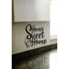 Dekoratif Home Sweet Home Yazısı - Modern Tasarım Duvar Yazısı 20x20cm