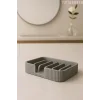 Modern Çizgi Formlu Su Tutmayan Sabunluk – Modern ve Şık Plastik Sabunluk