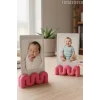 Dalga Formlu Dekoratif Fotoğraf Tutucu, Kart Tutucu, Mini Fotoğraf Tutucu 2 Adet