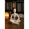 Yoga Yapan Iskandinav Tarzı Biblo Heykel Figür Dekor Dekorasyon (10 CM)