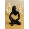 Düşünceli Iskandinav Tarzı Biblo Heykel Figür Dekor Dekorasyon (10 CM)