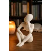 Düşünür İskandinav Tarzı Biblo Heykel Figür Dekor Dekorasyon (10 CM)