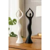 2li Dans Eden Kadın Heykel Takımı Iskandinav Tarzı Biblo Heykel Figür (17CM)
