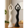 2li Dans Eden Kadın Heykel Takımı Iskandinav Tarzı Biblo Heykel Figür (17CM)