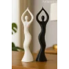 2li Dans Eden Kadın Heykel Takımı Iskandinav Tarzı Biblo Heykel Figür (17CM)