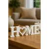 Home Yazılı Dekoratif Biblo Ve Masaüstü Dekor Home Yazısı Dekoratif Ev Süsü (Plastik)
