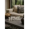 Home Yazılı Dekoratif Biblo Ve Masaüstü Dekor Home Yazısı Dekoratif Ev Süsü (Plastik)