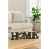Home Yazılı Dekoratif Biblo Ve Masaüstü Dekor Home Yazısı Dekoratif Ev Süsü (Plastik)