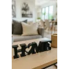 Home Yazılı Dekoratif Biblo Ve Masaüstü Dekor Home Yazısı Dekoratif Ev Süsü (Plastik)