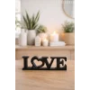 Love Yazılı Dekoratif Biblo Ve Masaüstü Dekor Love Yazısı Dekoratif Ev Süsü (Plastik)