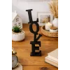 Dekoratif Love Yazısı Masa Üstü Love Yazılı Dekoratif Biblo Ve Masaüstü Dekor (Plastik)