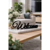 Welcome Yazılı Dekoratif Biblo Ve Masaüstü Dekor Welcome Yazısı Dekoratif Ev Süsü (Plastik)
