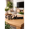 Welcome Yazılı Dekoratif Biblo Ve Masaüstü Dekor Welcome Yazısı Dekoratif Ev Süsü (Plastik)