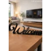Welcome Yazılı Dekoratif Biblo Ve Masaüstü Dekor Welcome Yazısı Dekoratif Ev Süsü (Plastik)