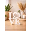 Dekoratif Love Yazısı Love Yazılı Dekoratif Biblo Ve Masaüstü Dekor (Plastik)