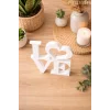 Dekoratif Love Yazısı Love Yazılı Dekoratif Biblo Ve Masaüstü Dekor (Plastik)