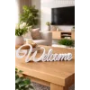 Welcome Yazılı Dekoratif Biblo Ve Masaüstü Dekor Welcome Yazısı Dekoratif Ev Süsü (Plastik)