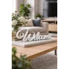 Welcome Yazılı Dekoratif Biblo Ve Masaüstü Dekor Welcome Yazısı Dekoratif Ev Süsü (Plastik)
