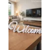 Welcome Yazılı Dekoratif Biblo Ve Masaüstü Dekor Welcome Yazısı Dekoratif Ev Süsü (Plastik)