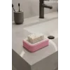 Katı Sabunluk Plastik Banyo Sabunluğu Lavabo İçin Pratik Sabunluk - Mutfak Süngerliği - Süngerlik