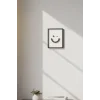 Minimal Göz Kırpan Surat Tablo 12x15 cm | Dekoratif Emoji Duvar Süsü | Modern Smiley Tablo | Estetik Ev & Ofis Dekoru