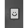 Minimal Gülen Yüz Tablo 12x15 cm | Dekoratif Duvar Süsü | Modern Emoji Tablo | Ev & Ofis Dekorasyonu