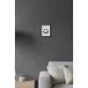 Minimal Gülen Yüz Tablo 12x15 cm | Dekoratif Duvar Süsü | Modern Emoji Tablo | Ev & Ofis Dekorasyonu