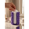 Kalpli Makyaj Temizleme Pamuğu Kabı Plastik Pamukluk Organizer 10 cm Kozmetik Düzenleyici