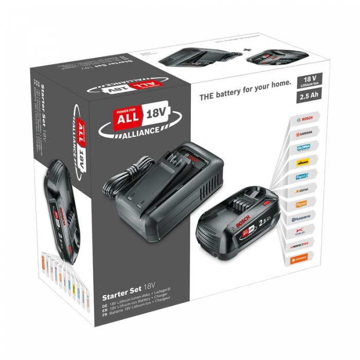 18 Volt Başlangıç Seti - 1 x 2.5 Ah