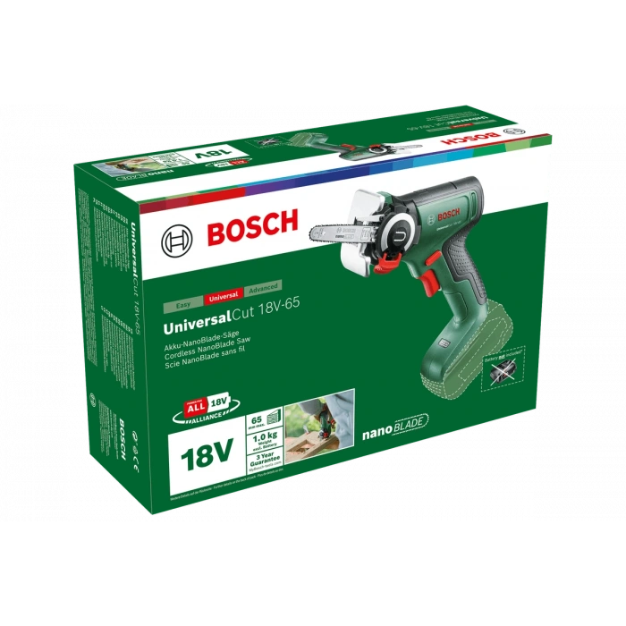 Akülü Nanoblade Testere | UniversalCut 18V-65