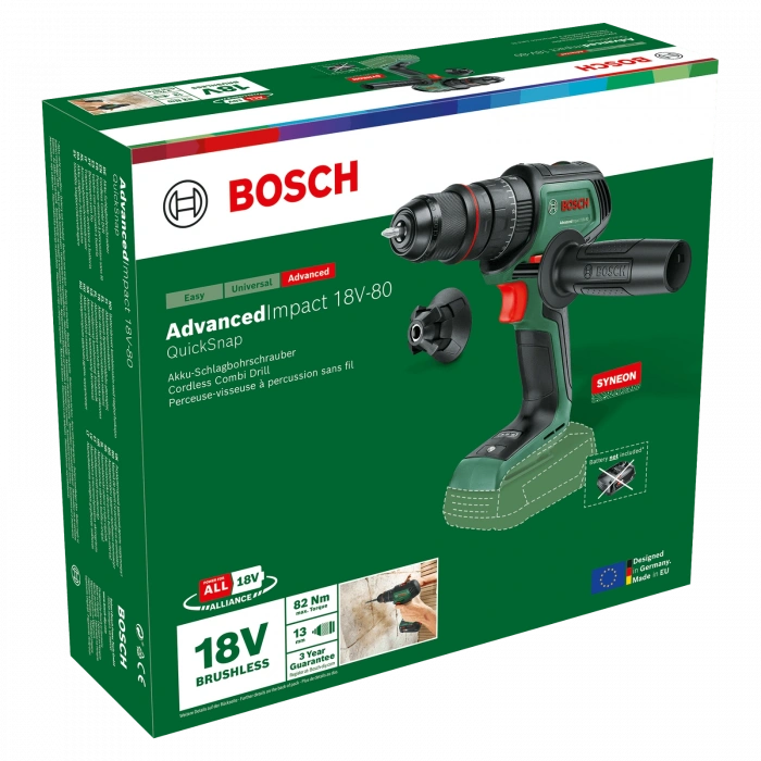 Delme ve Vidalama Aleti | AdvancedImpact 18V-80 Quicksnap