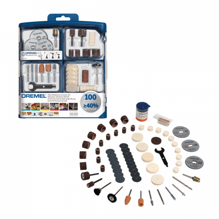 DREMEL Çok Amaçlı Aksesuar seti (723) 100’lü