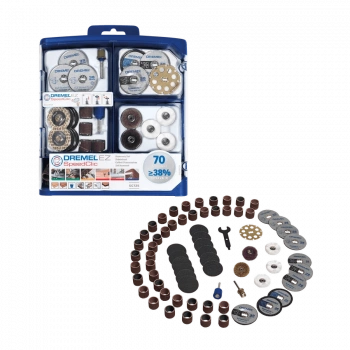 DREMEL SpeedClic çok amaçlı aksesuar seti (SC725) 70’li