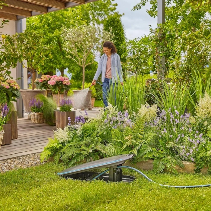 Gardena 18650-20 Yeraltı Geri Çekilebilir Otomatik Hortum Sarma Kutusu 20M