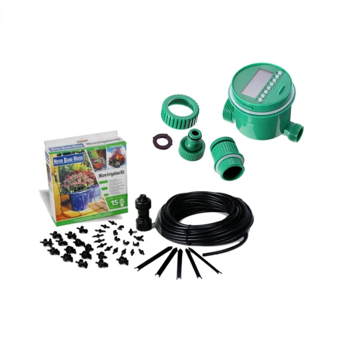 Akyol Garden Bahçe Sulama Bilgisayarlı Saksı Sulama Seti