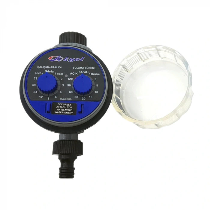 Akyol Garden Manuel Otomatik Bahçe Sulama Saati Bilgisayarı Timer