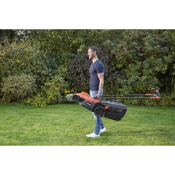 Black&Decker BEMW471BH 1600Watt 38cm Elektrikli Çim Biçme Makinası